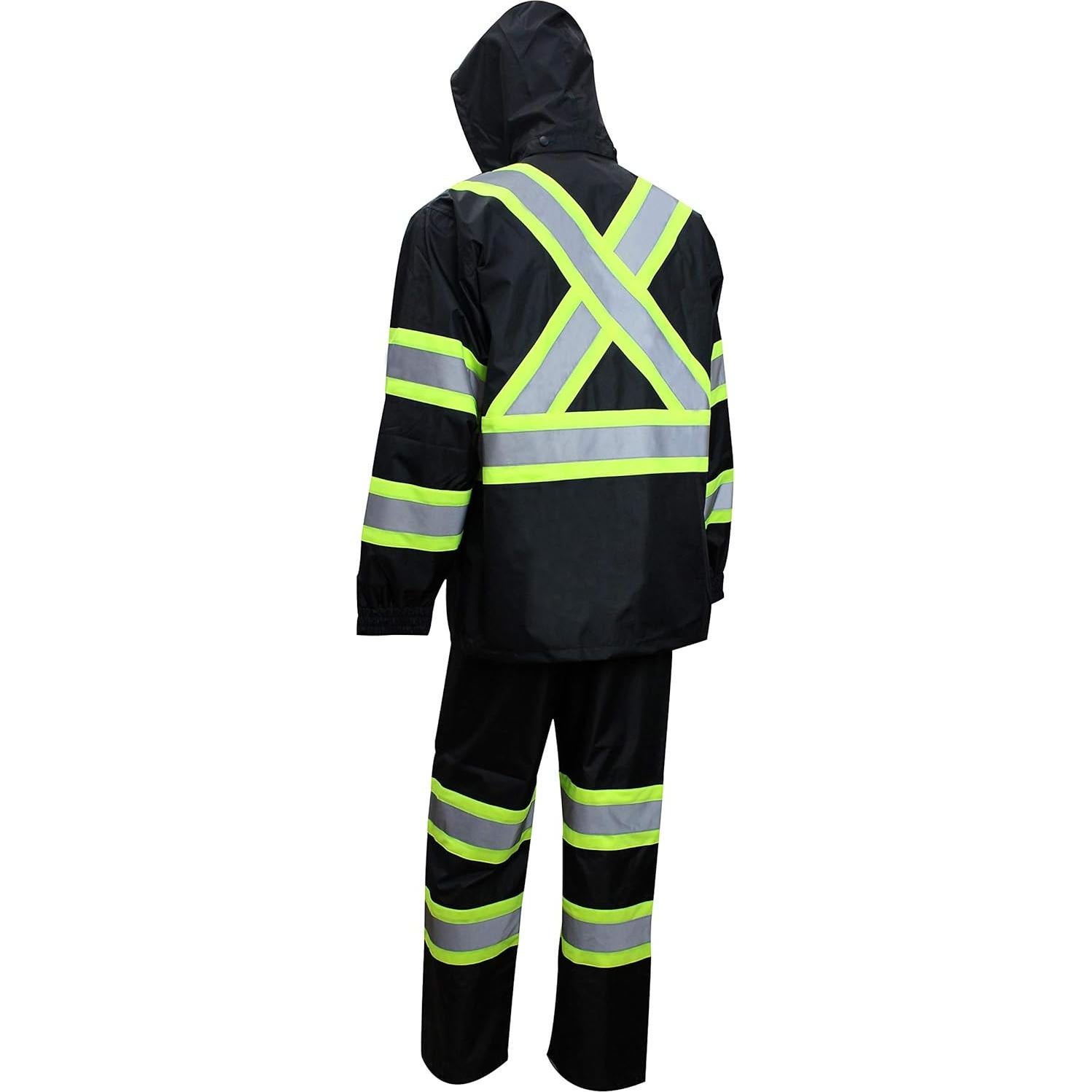 Conjunto de Lluvia RK Industries Clase 3 Alta Visibilidad S
