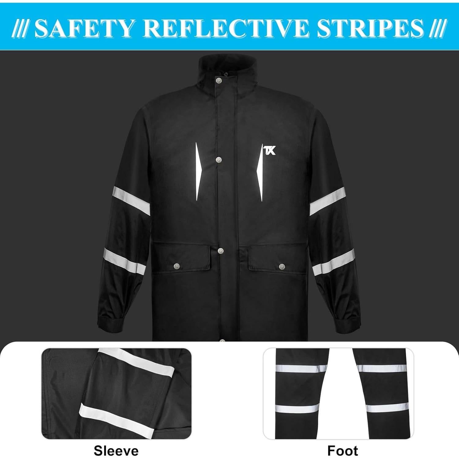 Traje de Lluvia Impermeable para Hombres TaihuaXin 4X Grande