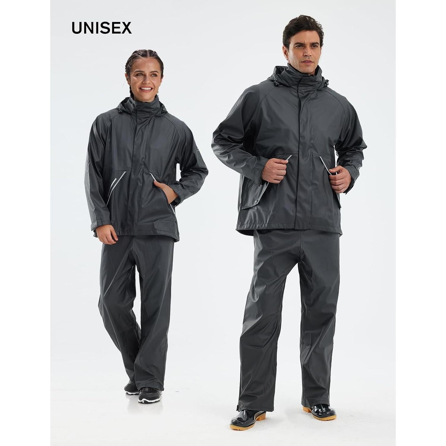 Traje de Lluvia Impermeable TOWN&FIELD para Hombres y Mujeres