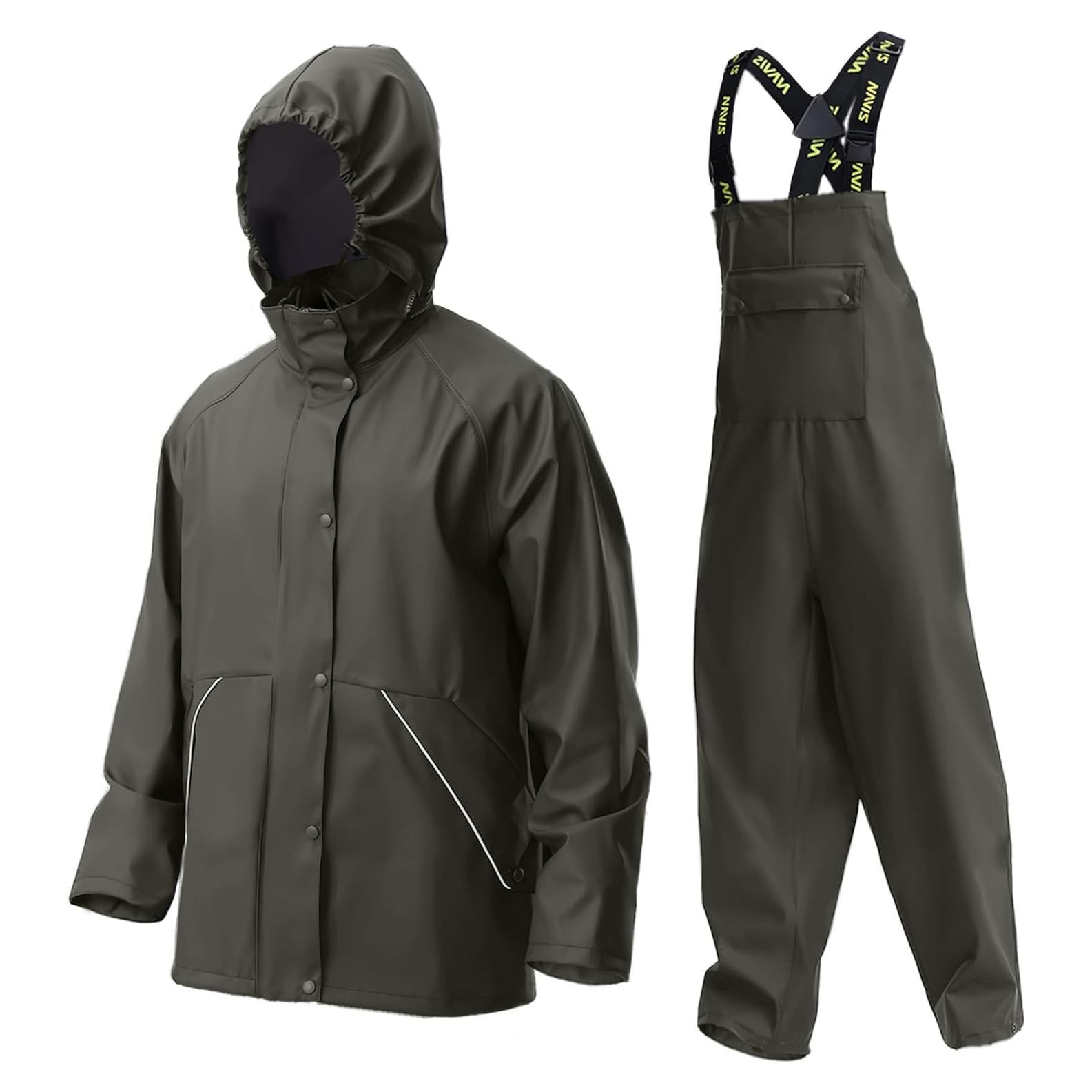 Traje de Lluvia para Hombres Navis Marine XX-Large Verde Oscuro