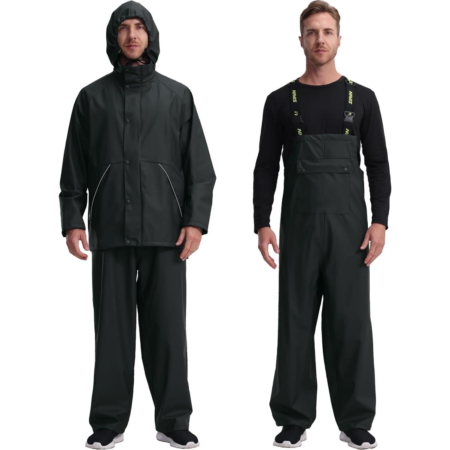 Traje de Lluvia para Hombres Navis Marine XX-Large Verde Oscuro