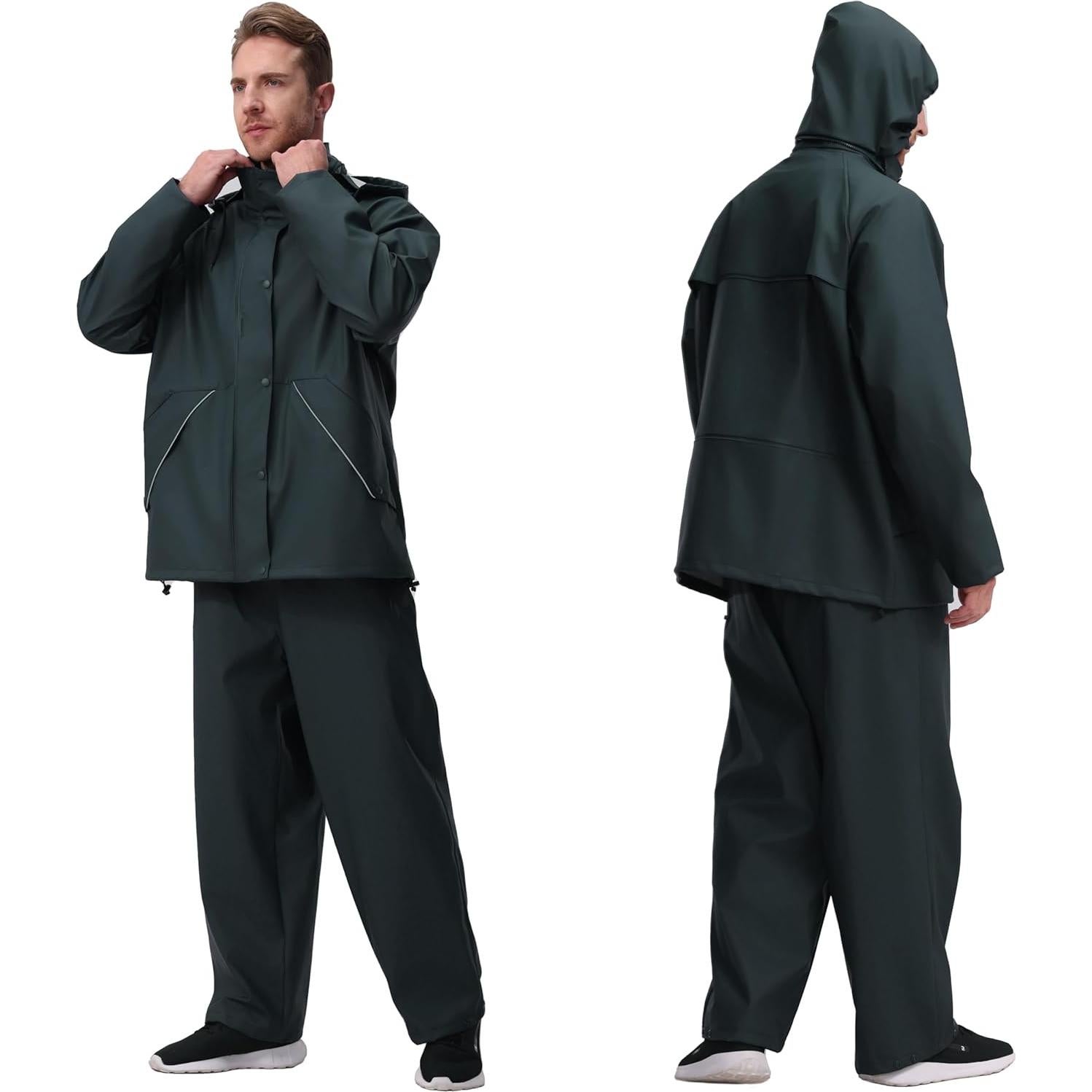 Traje de Lluvia para Hombres Navis Marine XX-Large Verde Oscuro
