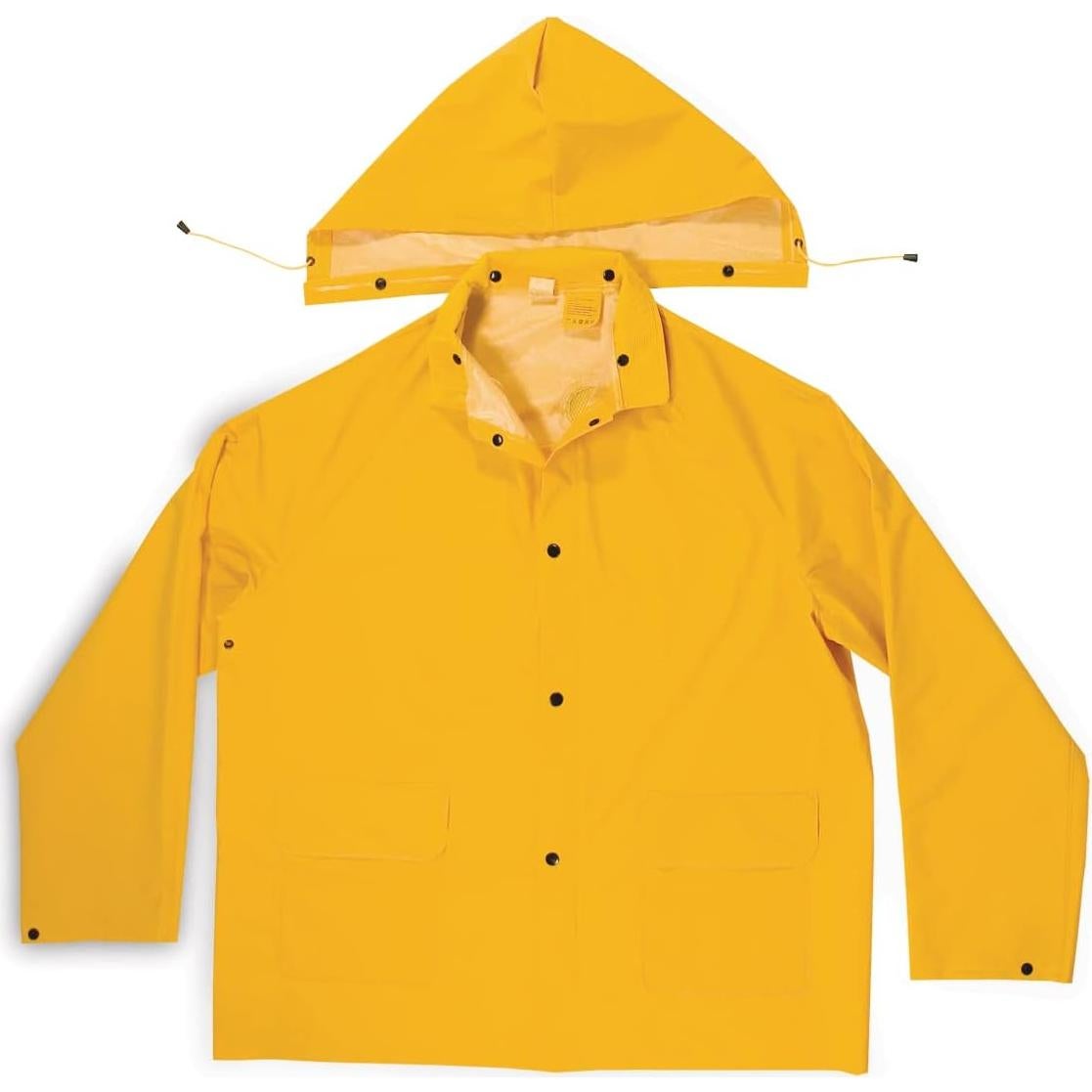 Traje de Lluvia Pesado PVC Custom Leathercraft 3 Piezas X Grande Amarillo