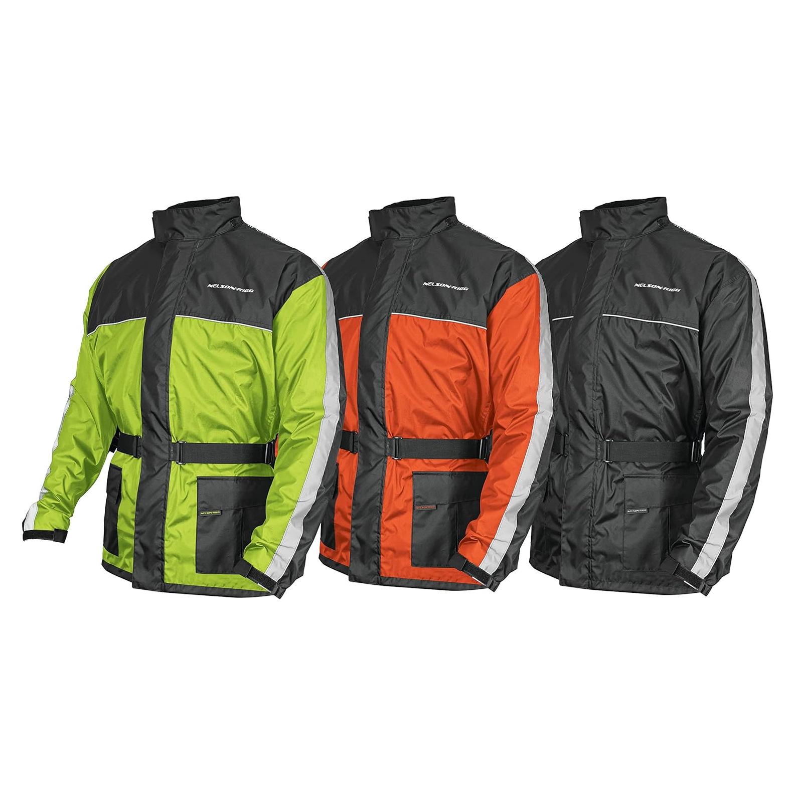 Chaqueta de Lluvia Nelson Rigg Solo Storm Impermeable Grande