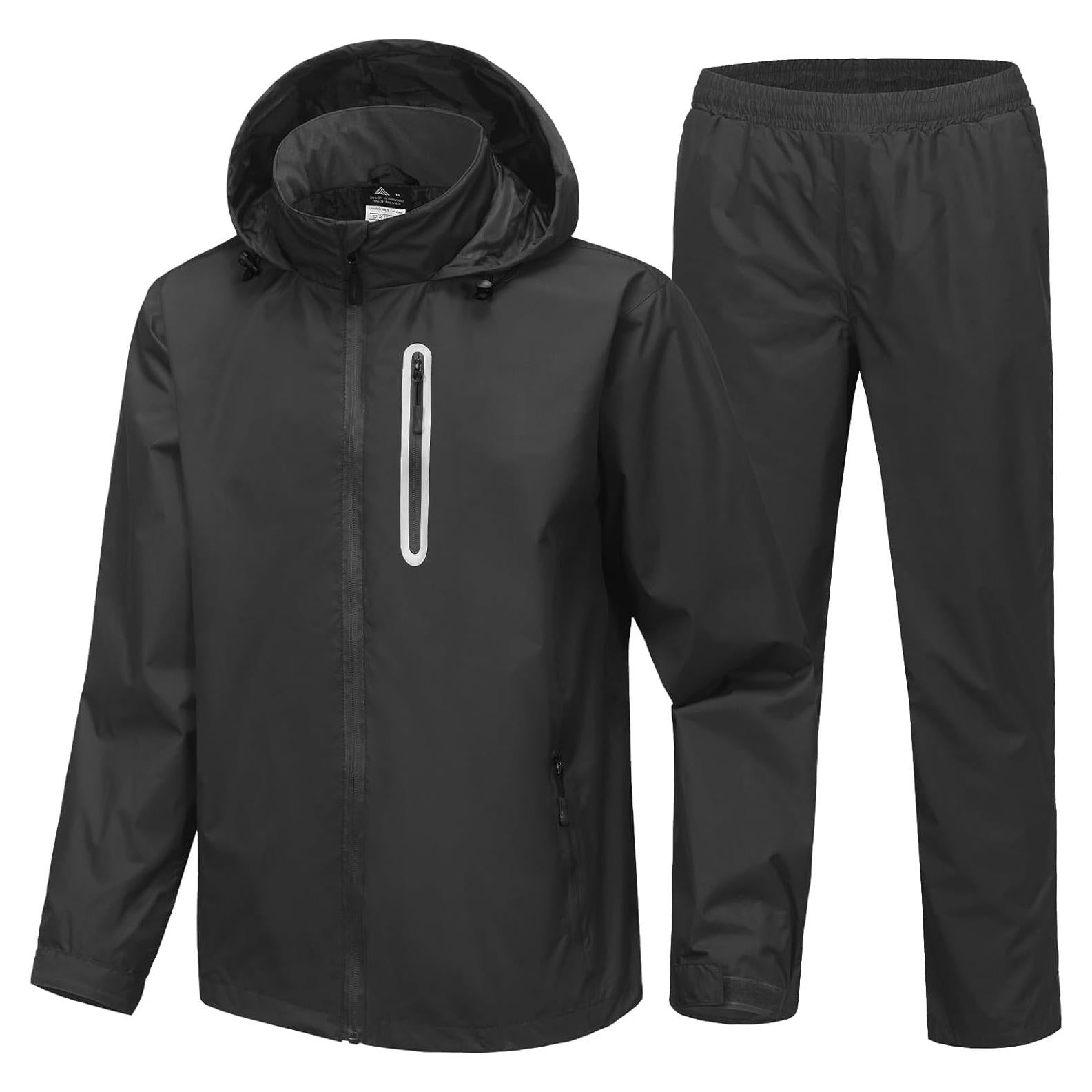 Traje de Lluvia Impermeable SWISSWELL para Hombre - Chaqueta y Pantalón