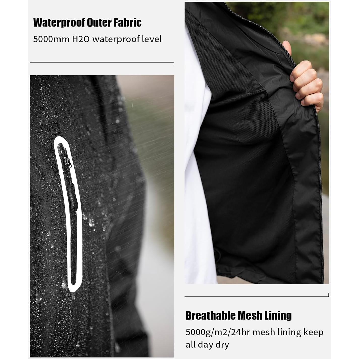Traje de Lluvia Impermeable SWISSWELL para Hombre - Chaqueta y Pantalón