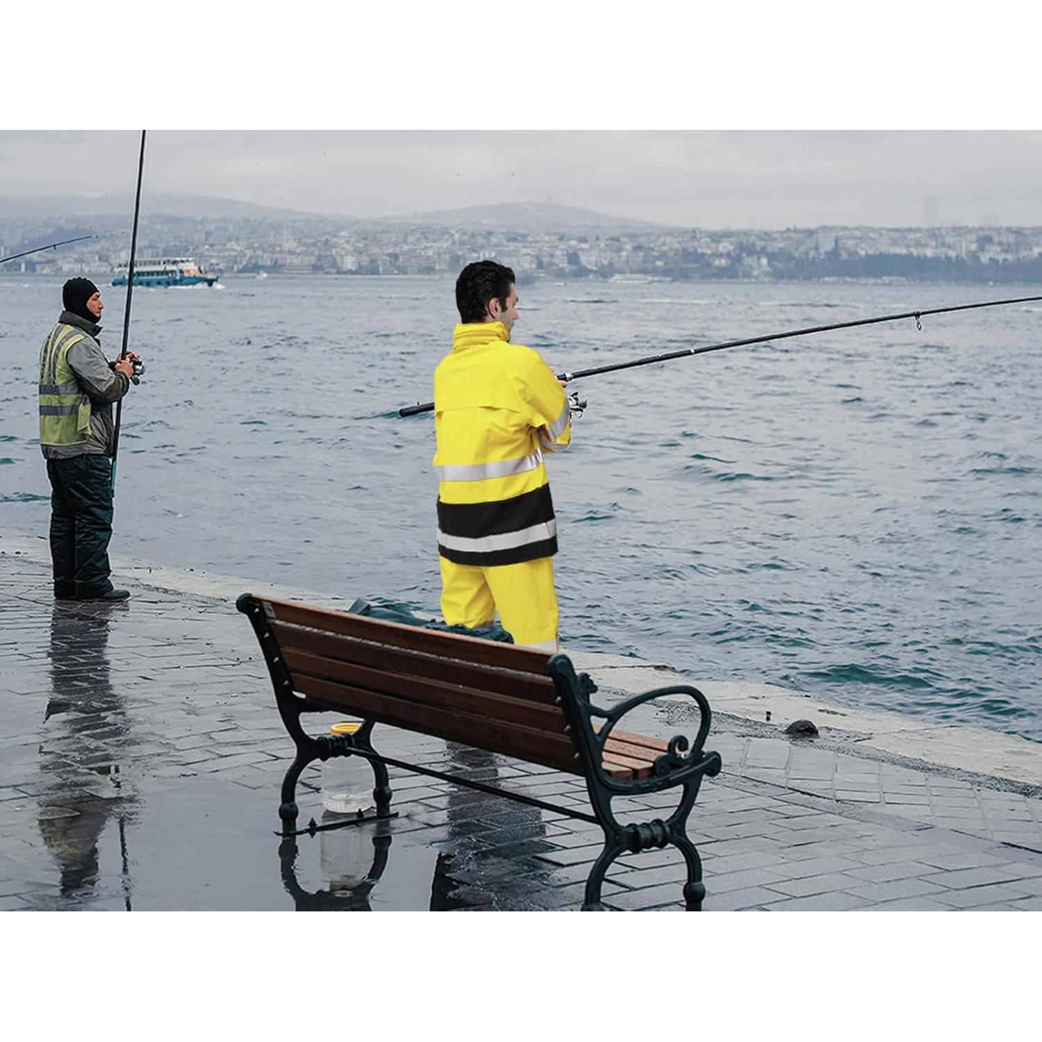 Traje de Lluvia Rizzon Unisex Impermeable Hi-Vis Grande