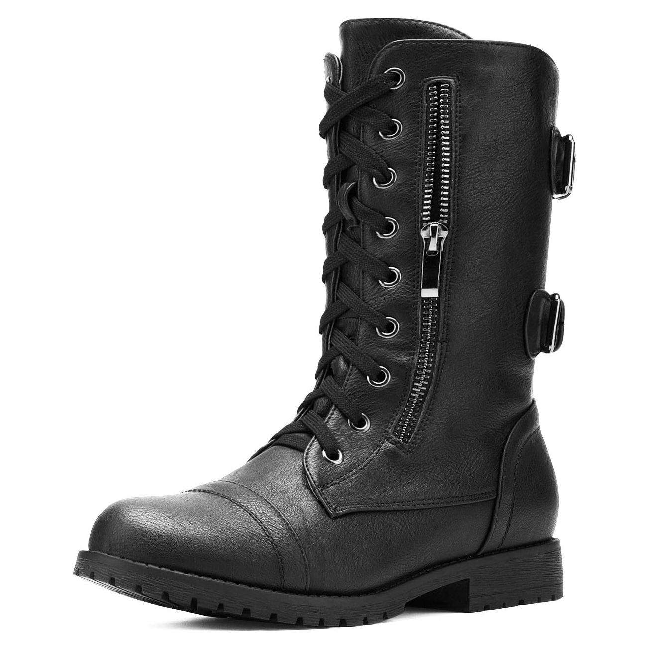 Botas de Combate Militares Dream Pairs para Mujeres 38.5