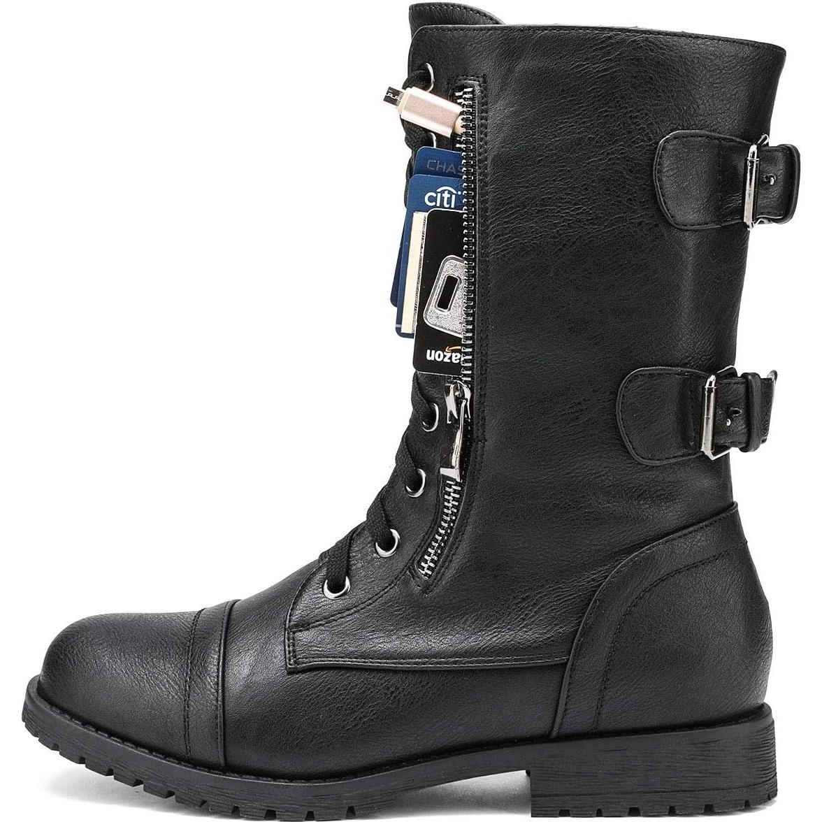 Botas de Combate Militares Dream Pairs para Mujeres 38.5