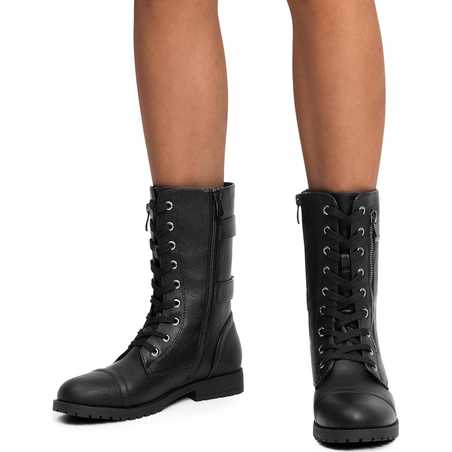 Botas de Combate Militares Dream Pairs para Mujeres 38.5
