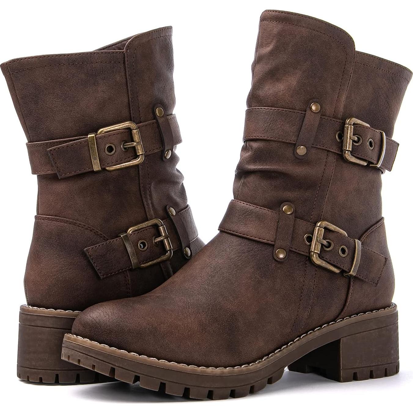 Botas de Motociclista para Mujer Globalwin GW-W21YY13, Negro, T. 8.5