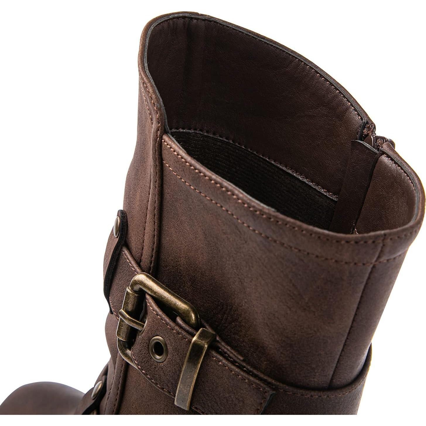 Botas de Motociclista para Mujer Globalwin GW-W21YY13, Negro, T. 8.5