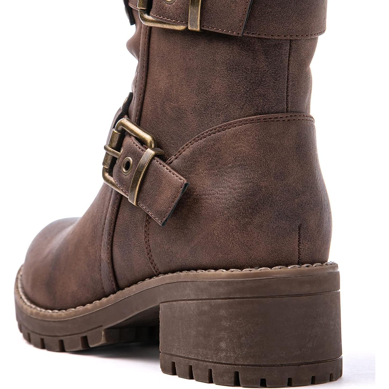 Botas de Motociclista para Mujer Globalwin GW-W21YY13, Negro, T. 8.5