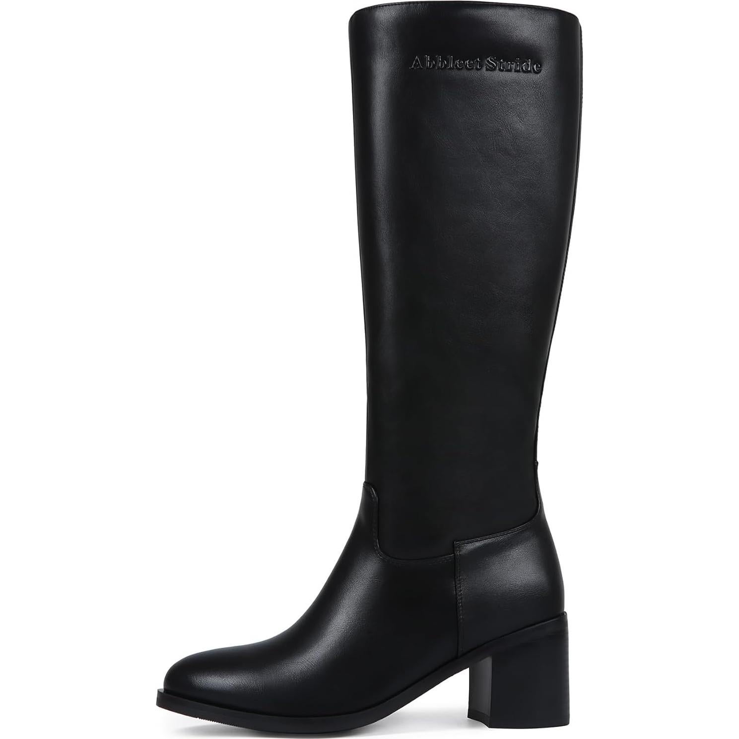 Botas Negras de Tacón para Mujeres Abbleet Stride 41.8cm