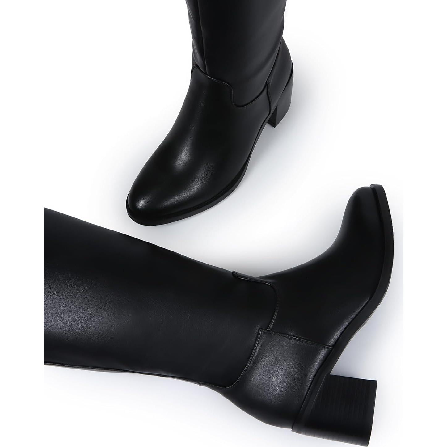 Botas Negras de Tacón para Mujeres Abbleet Stride 41.8cm