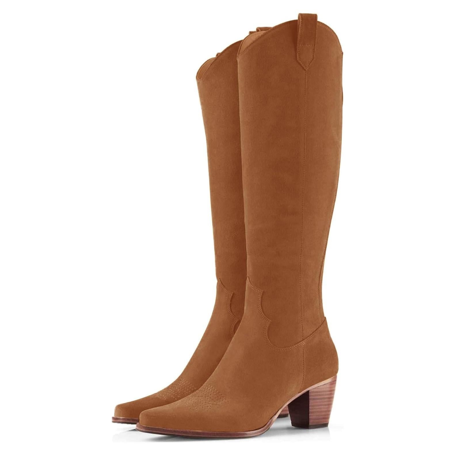 Botas de vaquera para mujer Rilista hasta la rodilla 7.1 cm