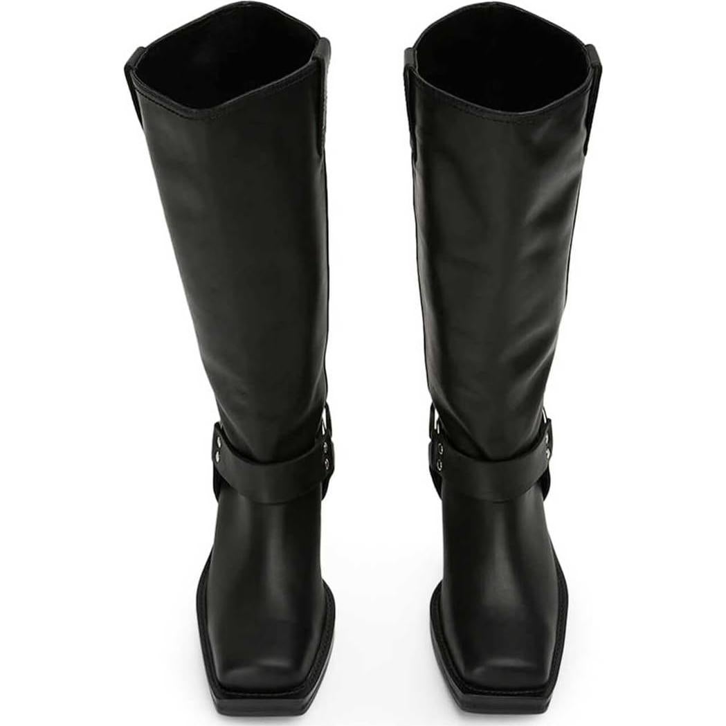 Botas Altas de Rodilla FIFSY para Mujeres - Punta Cuadrada