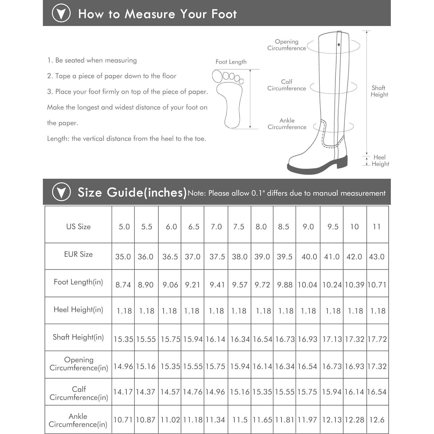 Botas Altas de Rodilla Ermonn para Mujeres de Cuero Sintético