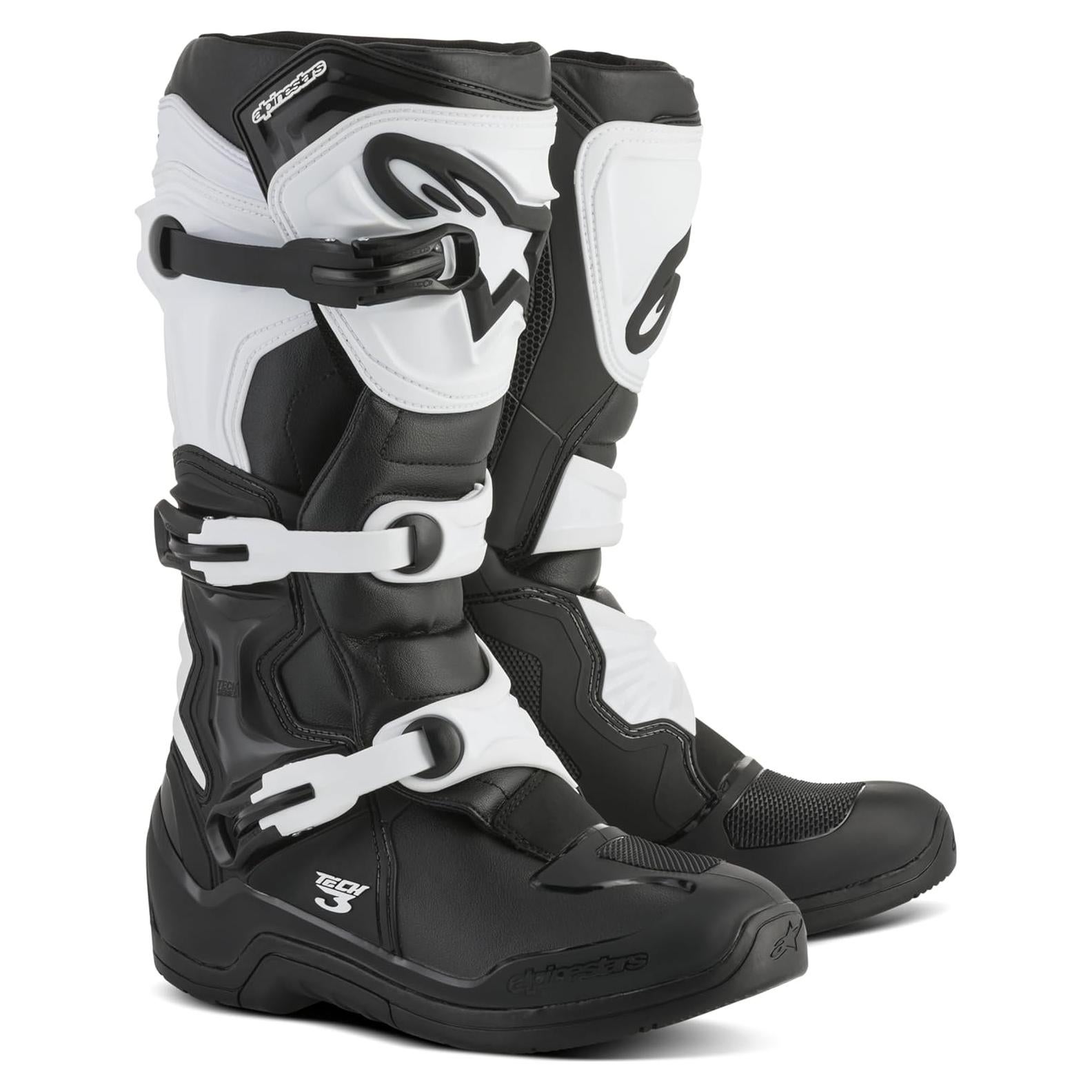 Botas de Motocross Alpinestars Tech 3 Talla 15 Negro/Blanco