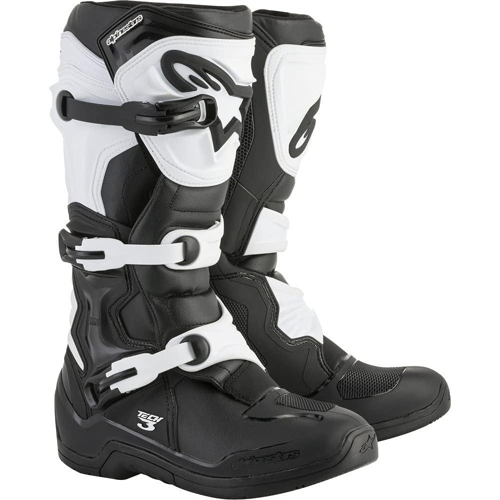 Botas de Motocross Alpinestars Tech 3 Talla 15 Negro/Blanco