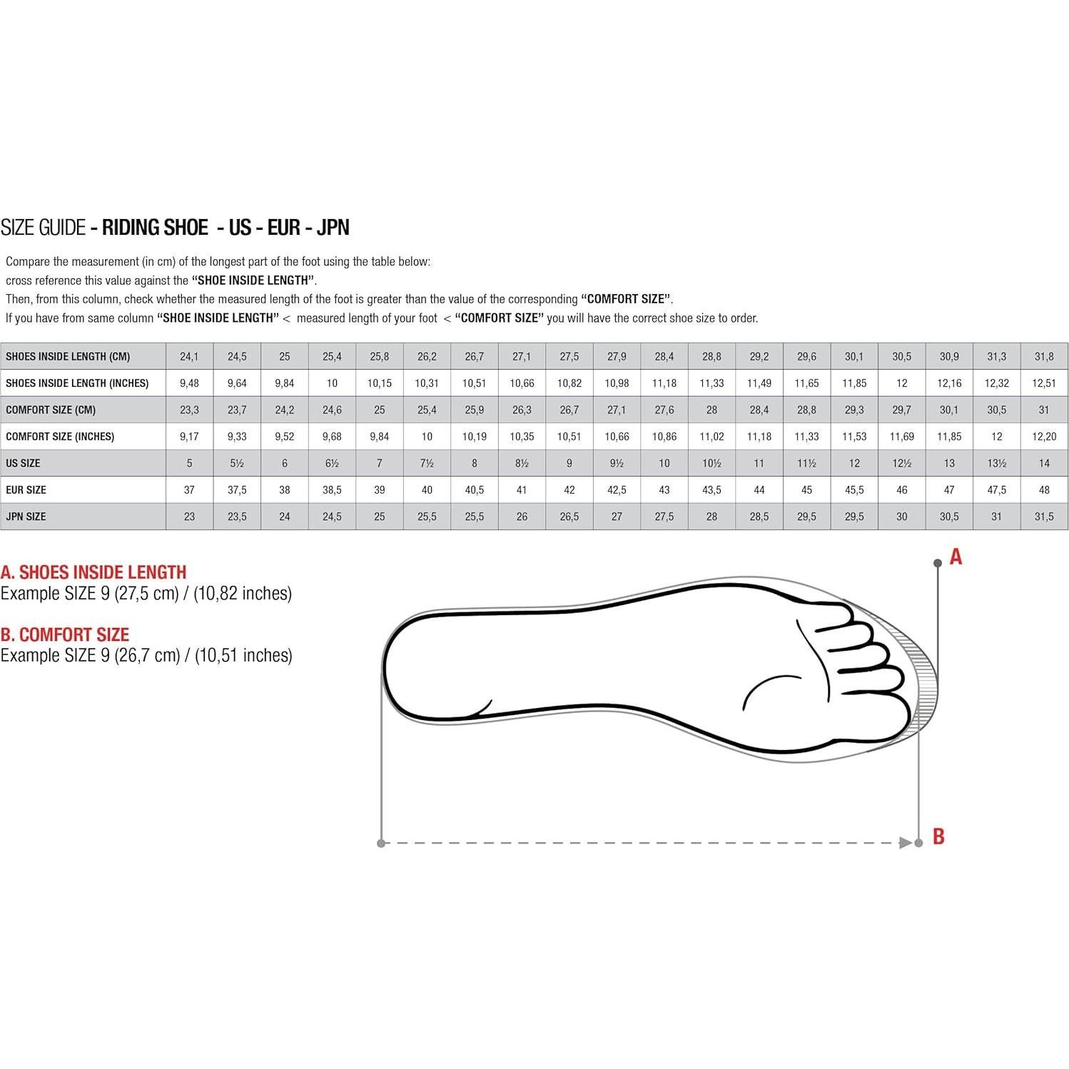 Zapato de Motocicleta Ventilado Alpinestars Sektor Hombre 7.5 Negro
