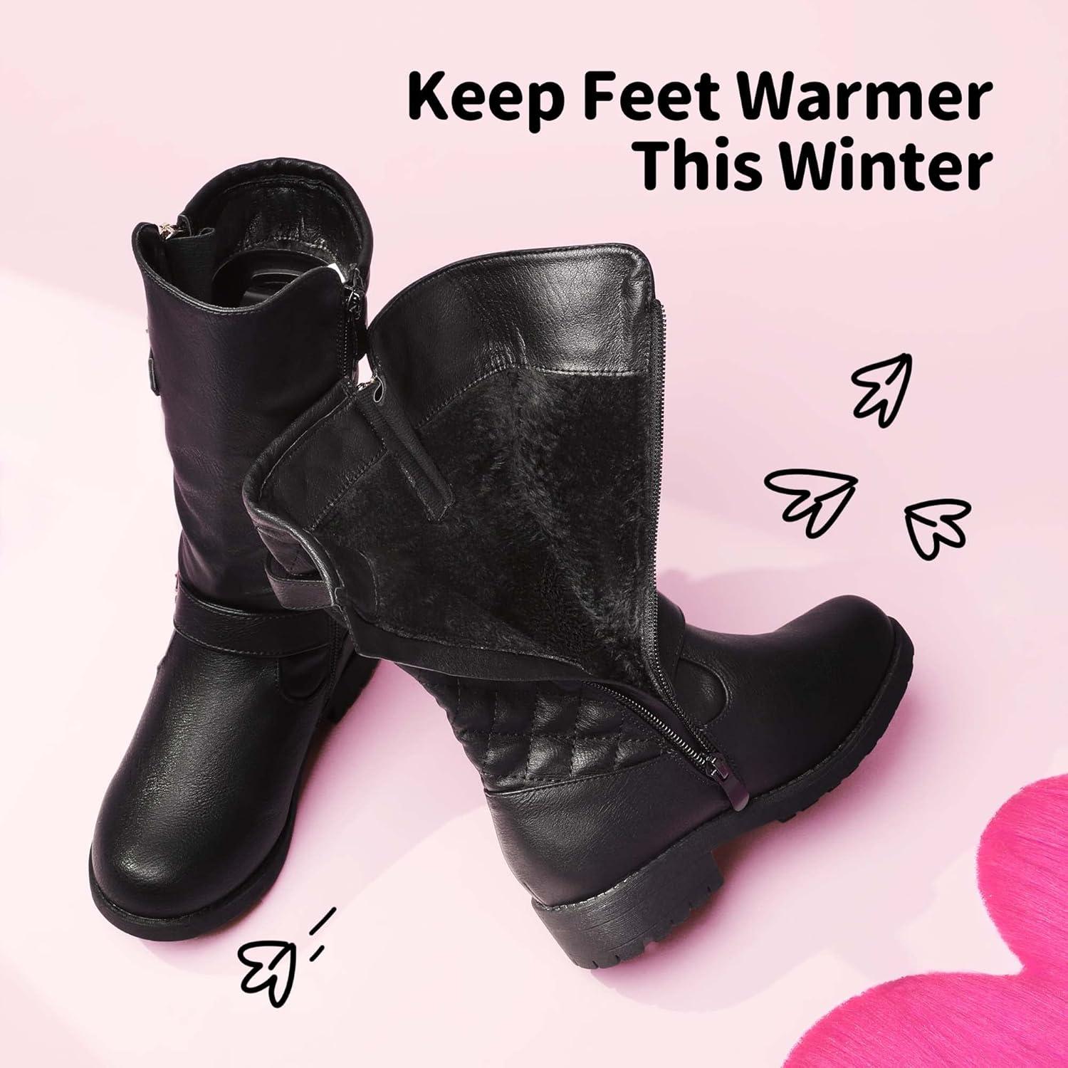 Botas de Invierno para Niñas Dream Pairs, Forro Sintético