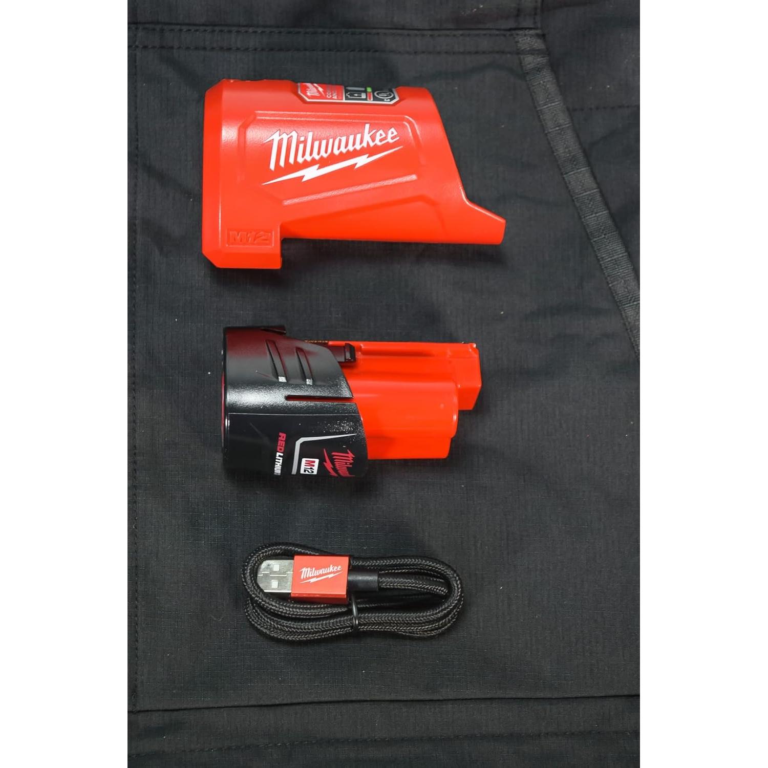 Chaqueta Térmica para Mujeres Milwaukee M12 12V Negra Grande