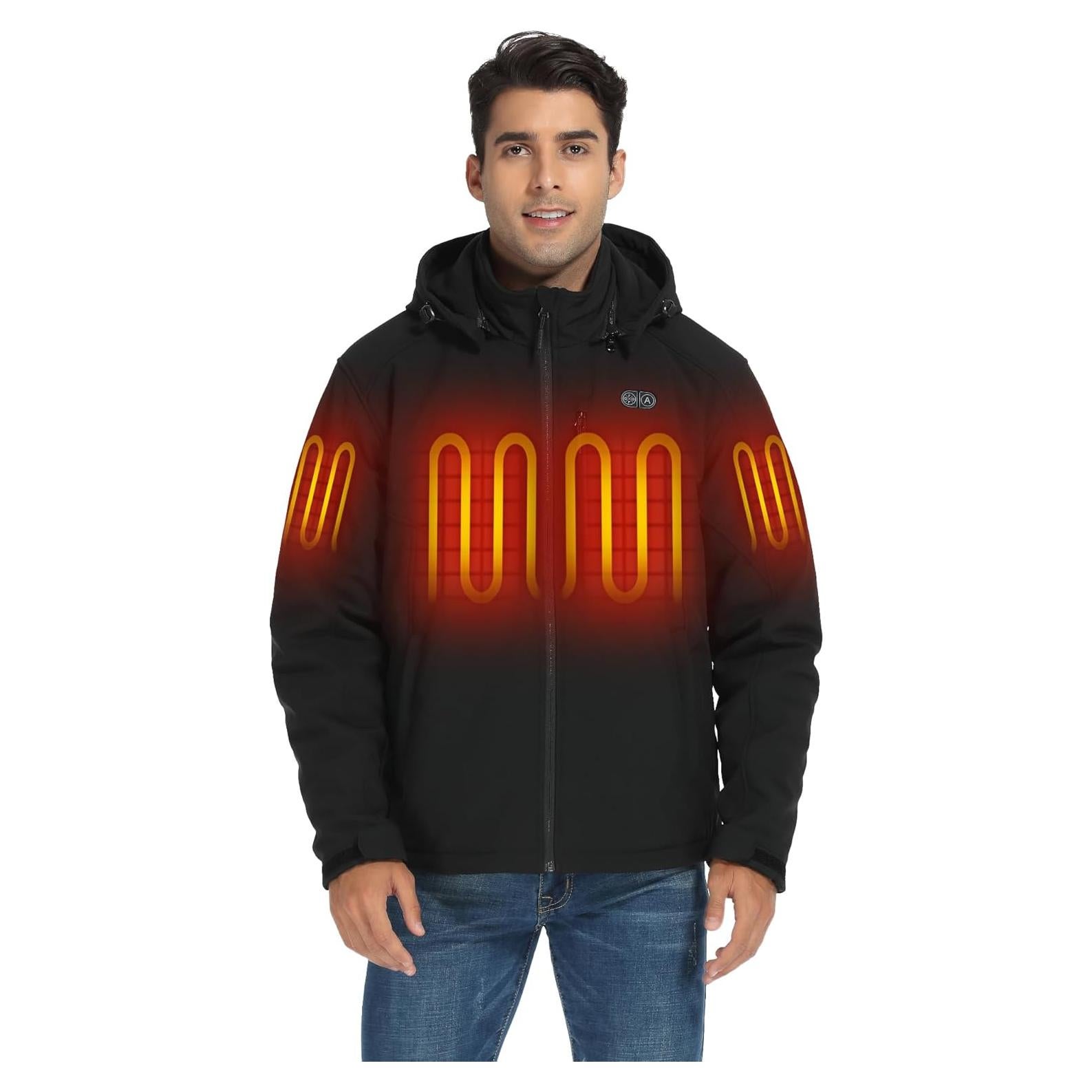 Chaqueta Térmica ORORO Hombre 5 Zonas Calor Doble Control
