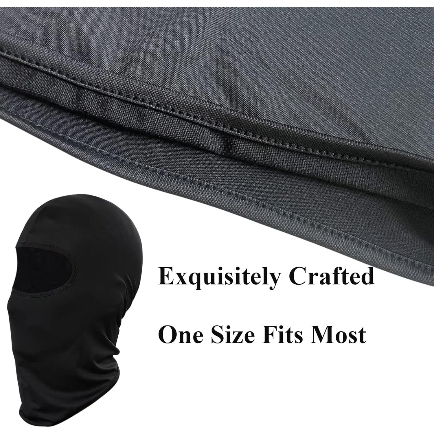 6 Máscaras Balaclava de Poliéster UV para Deportes al Aire Libre