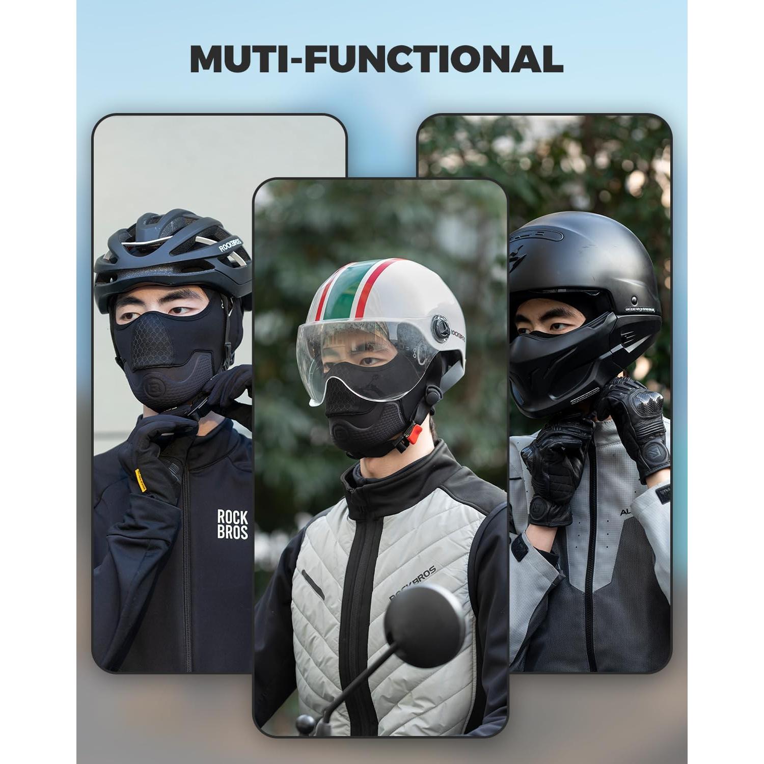 Balaclava ROCKBROS Térmica Unisex con Almohadilla Anticaída