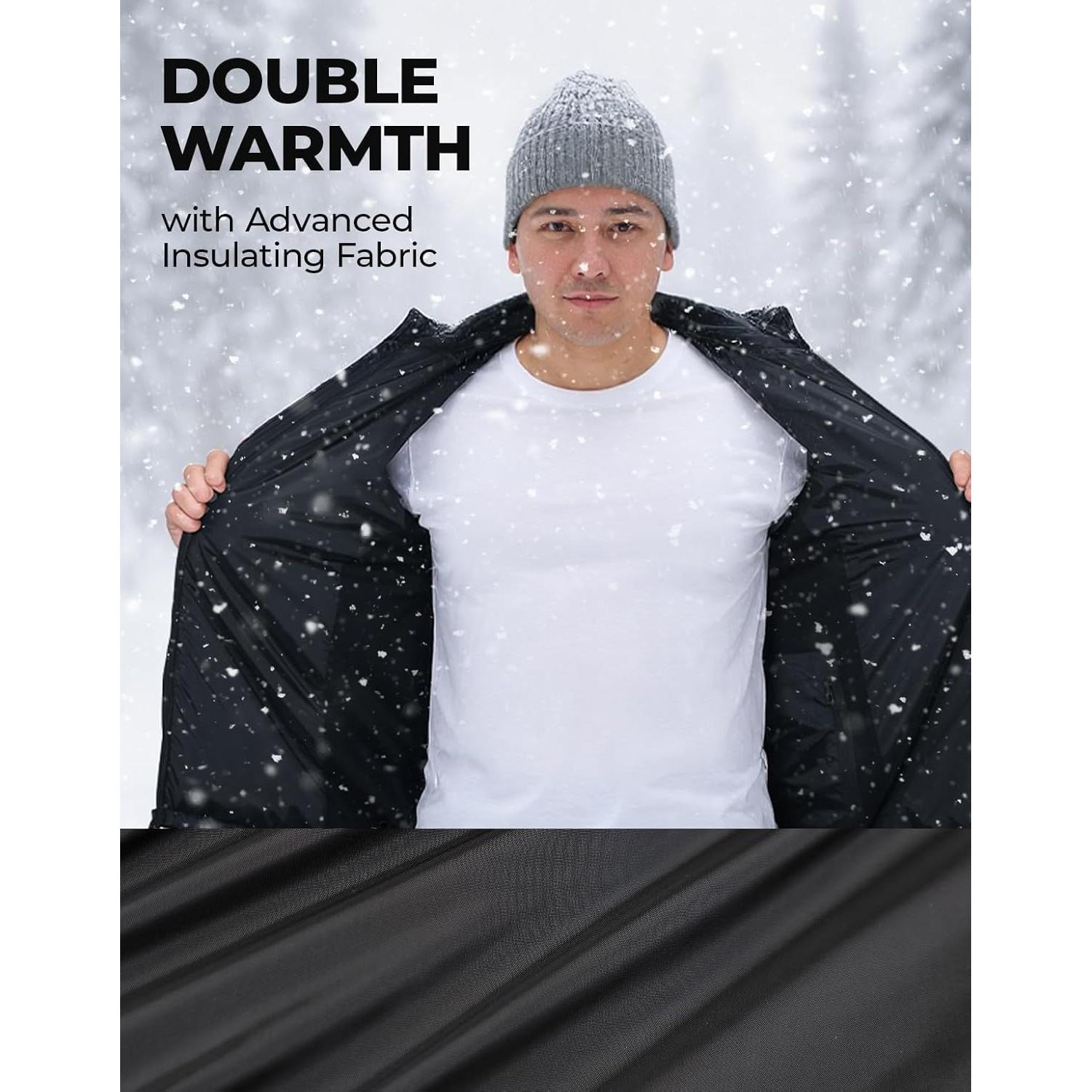 Chaleco Térmico Calentado KEMIMOTO para Hombres y Mujeres - Negro