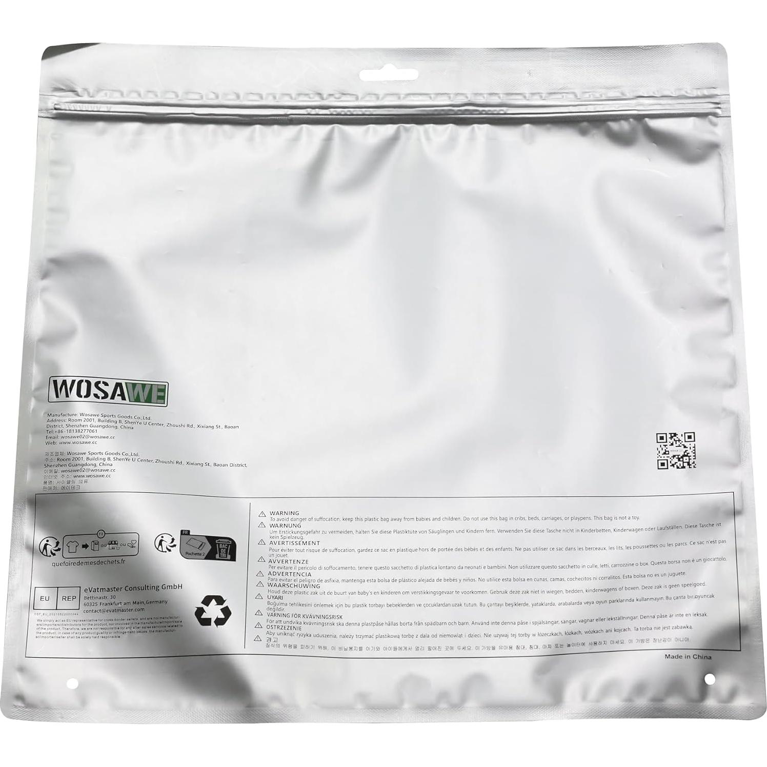 WOSAWE Men's High Visibility Cycling Wind Jacket Water Resistance Reflective Windbreaker