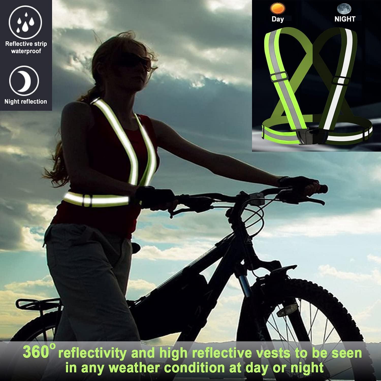 Chaleco Reflectante Ajustable AUOON para Correr y Ciclismo
