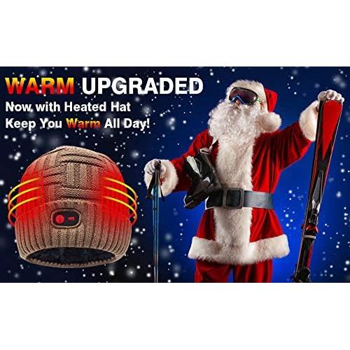 Gorro Calentado Autocastle 7.4V Unisex Recargable Invierno