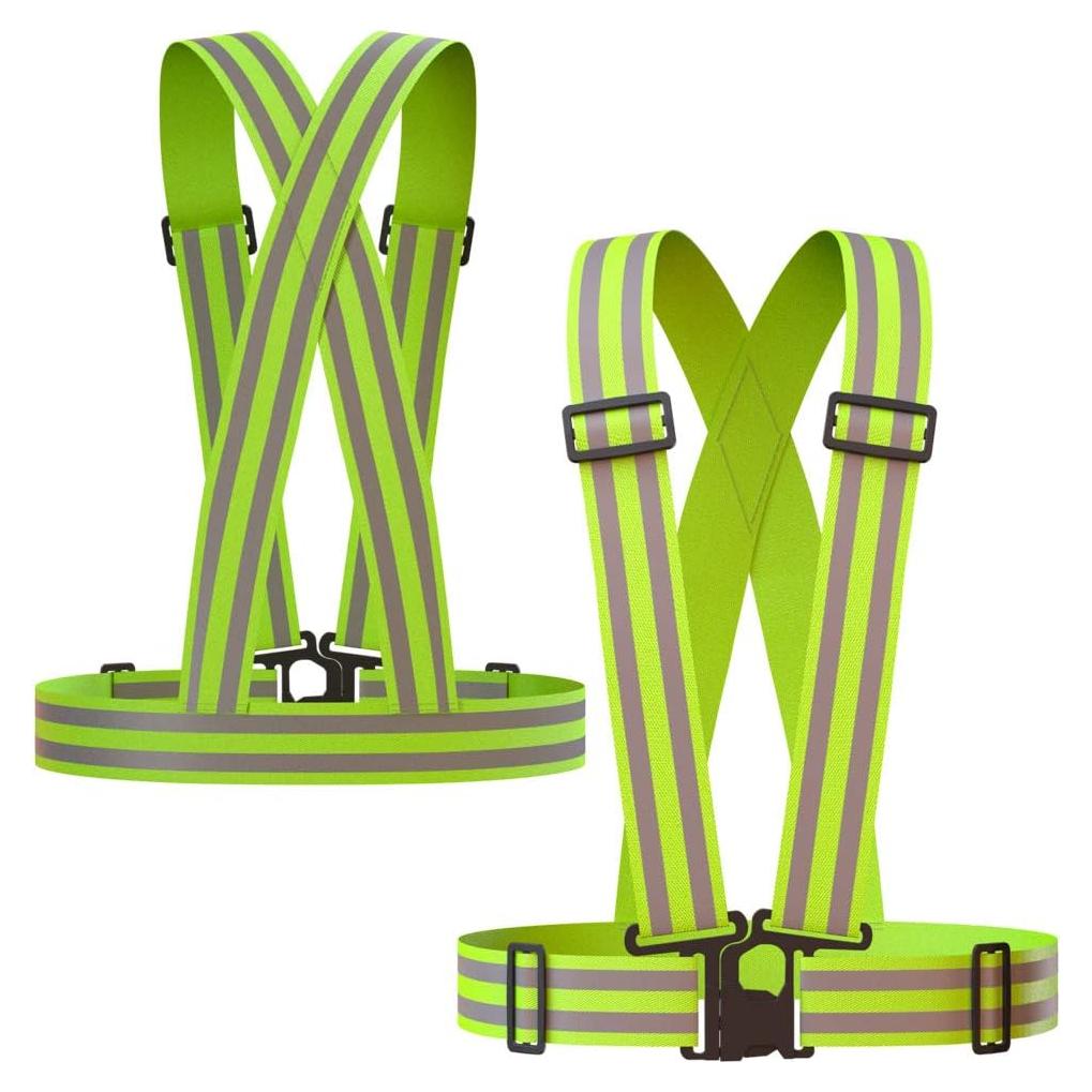 Chaleco Reflectante Apace Vision 2 Paquete Alta Visibilidad