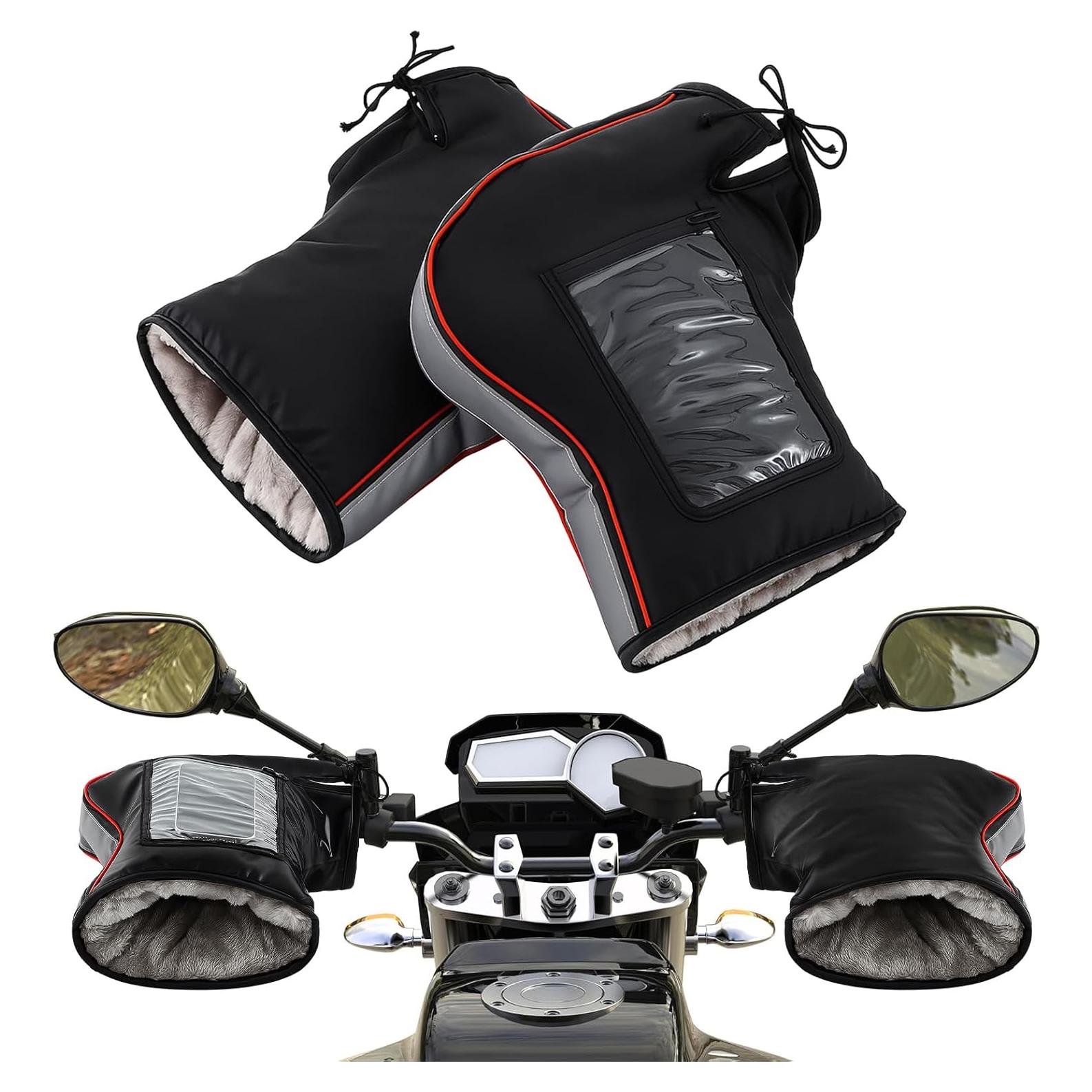 Guantes de Manillar Tallew UG3296 Impermeables y Cálidos