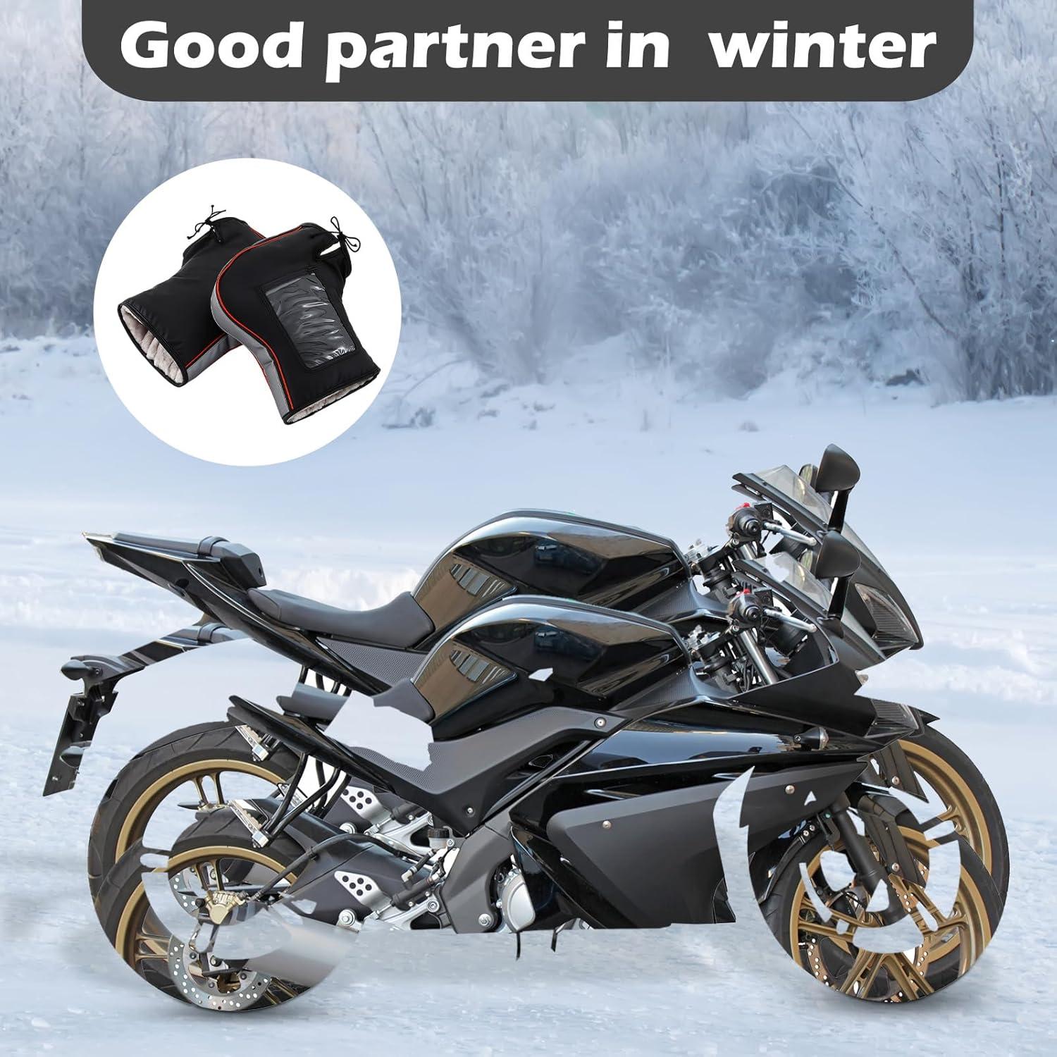 Guantes de Manillar Tallew UG3296 Impermeables y Cálidos