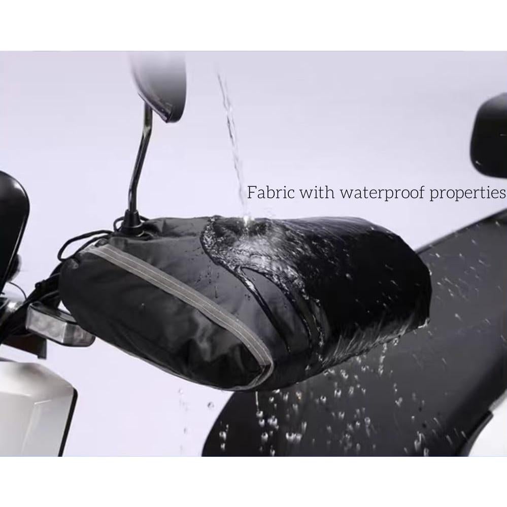 Manoplas de Manillar Cintina para Motocicleta y ATV, Negras