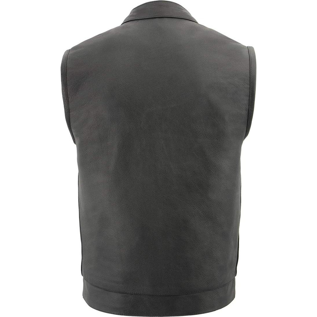 Chaleco de cuero calefactable Milwaukee Leather MLM3524SET