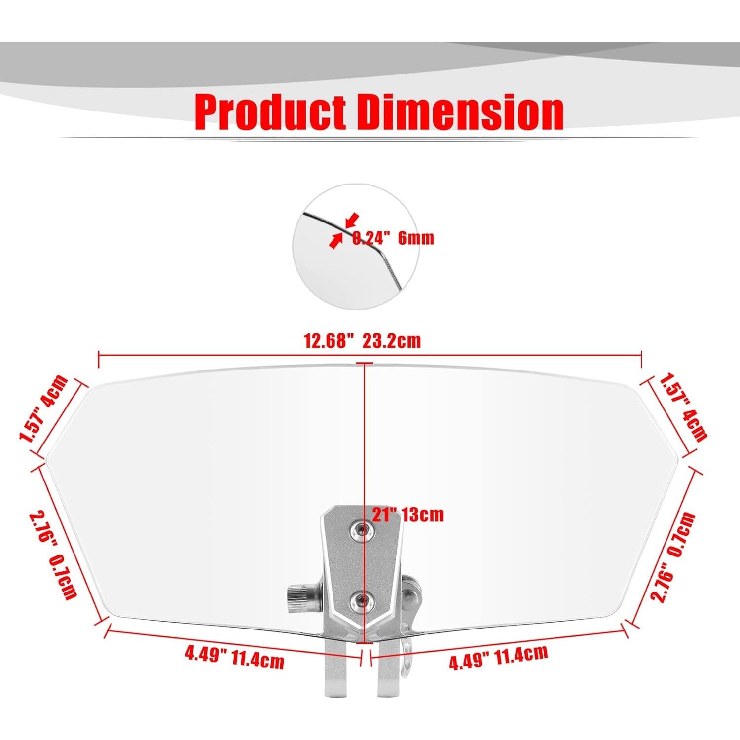 Goldfire Sistema de Enfriamiento y Extensión de Parabrisas Moto