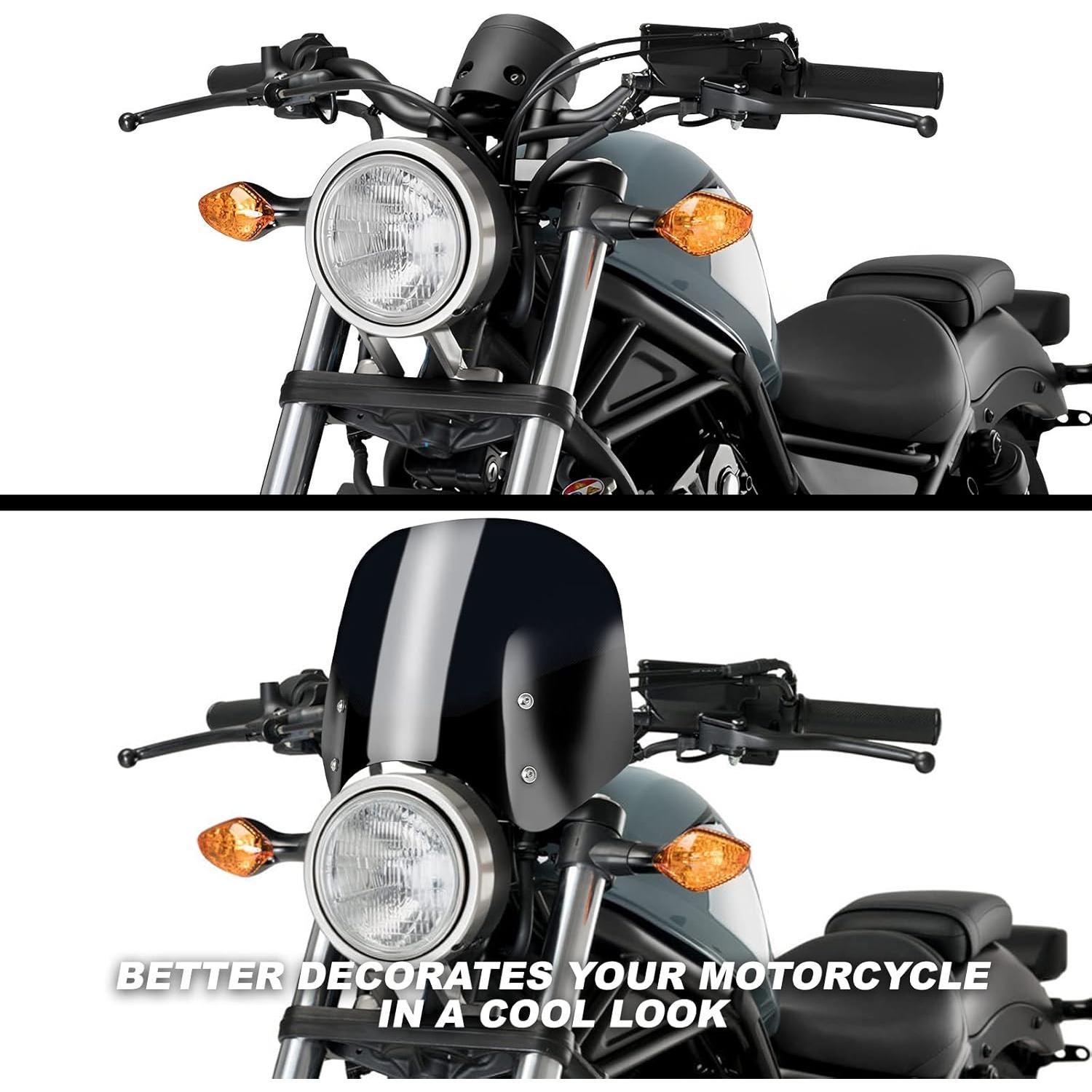 Spoiler Parabrisas VASTMT para Motocicleta Rebel CMX 300/500