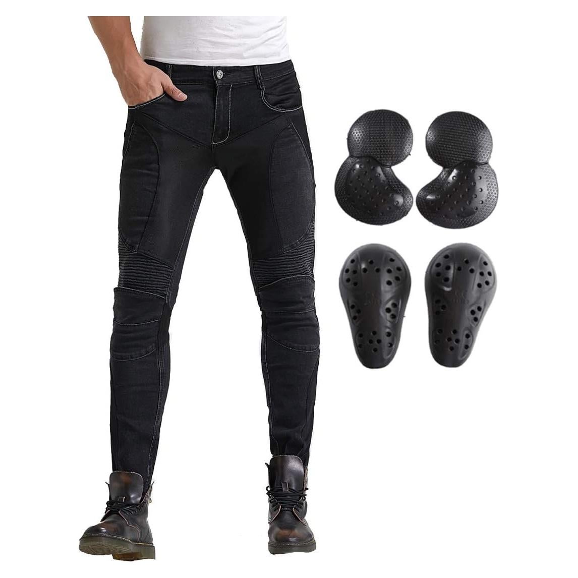 Jeans de Motocicleta Takuey con Almohadillas de Protección