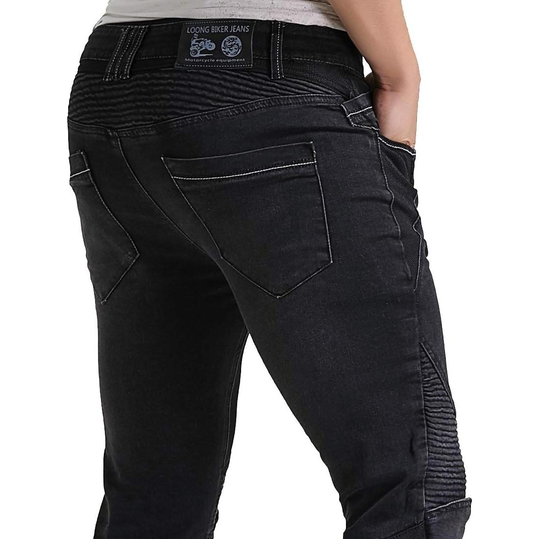 Jeans de Motocicleta Takuey con Almohadillas de Protección