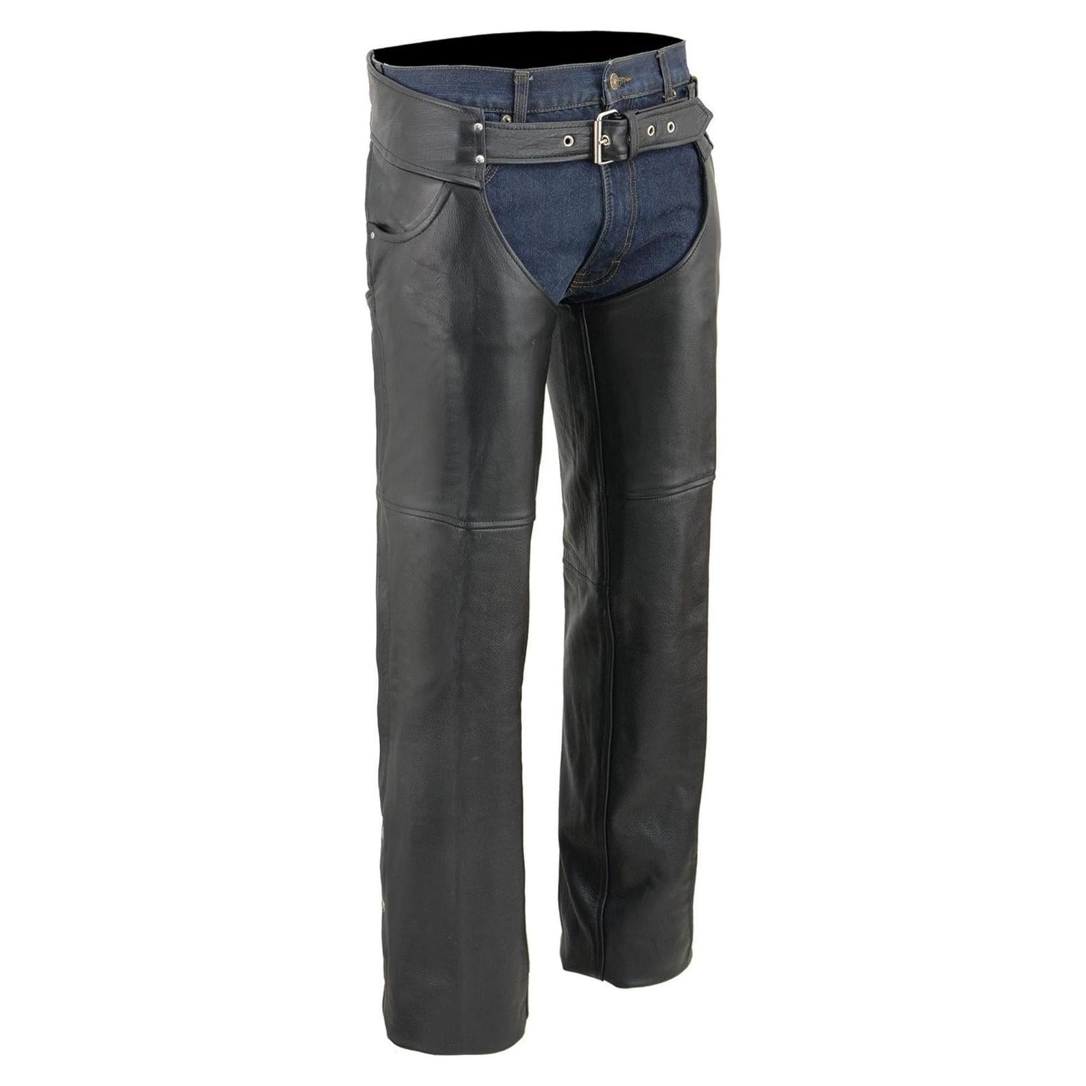 Chaps de Cuero de Vacuno Event Biker EL1101 para Hombre