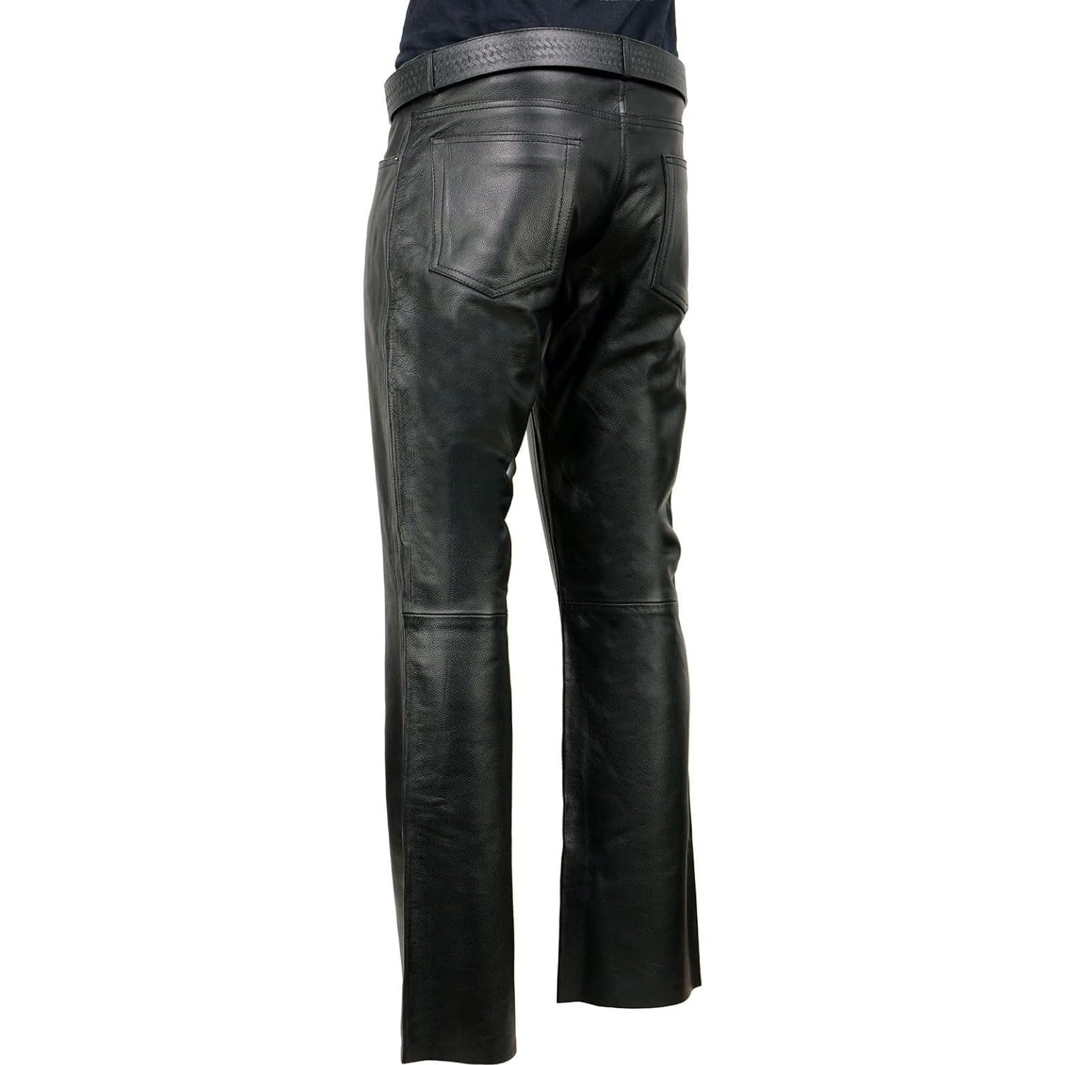 Pantalones de Cuero Premium Milwaukee Leather LKM5790 Hombre