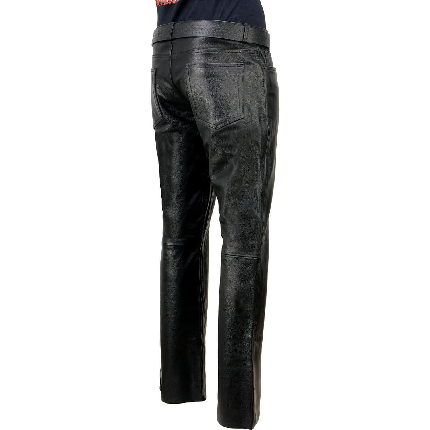 Pantalones de Cuero Premium Milwaukee Leather LKM5790 Hombre