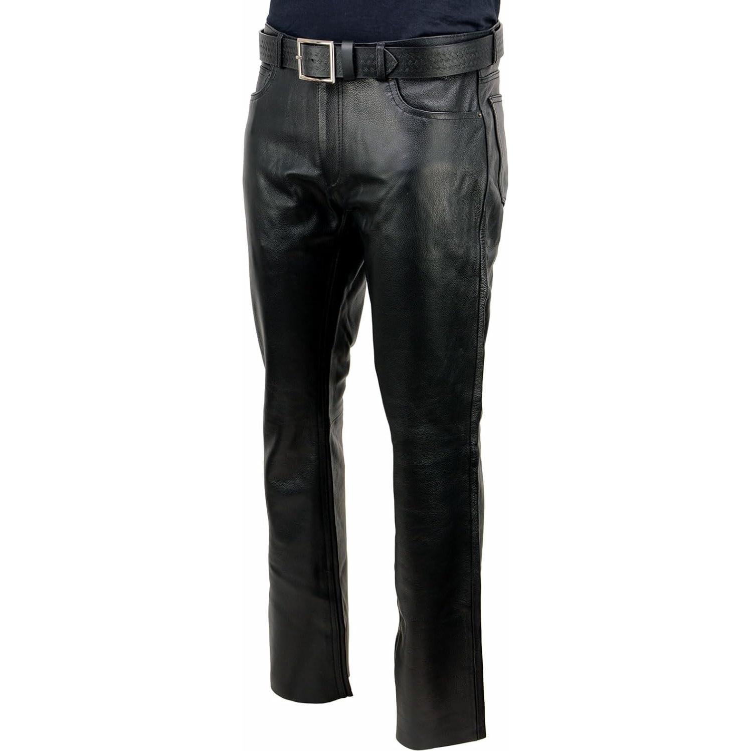 Pantalones de Cuero Premium Milwaukee Leather LKM5790 Hombre