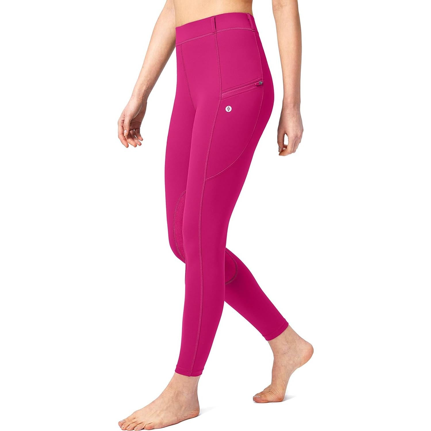 Pantalones de Montar SANTINY para Mujeres Rosa con Bolsillos