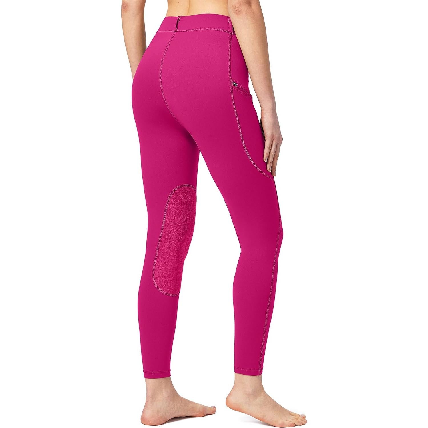 Pantalones de Montar SANTINY para Mujeres Rosa con Bolsillos