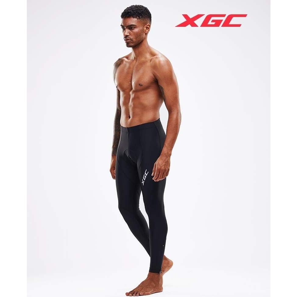 Pantalones Largos de Ciclismo Hombre XGC Almohadilla 4D Negro
